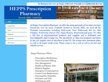 Tablet Screenshot of heppspharmacy.com